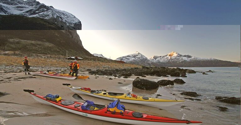 Med kajakk i Ersfjorden